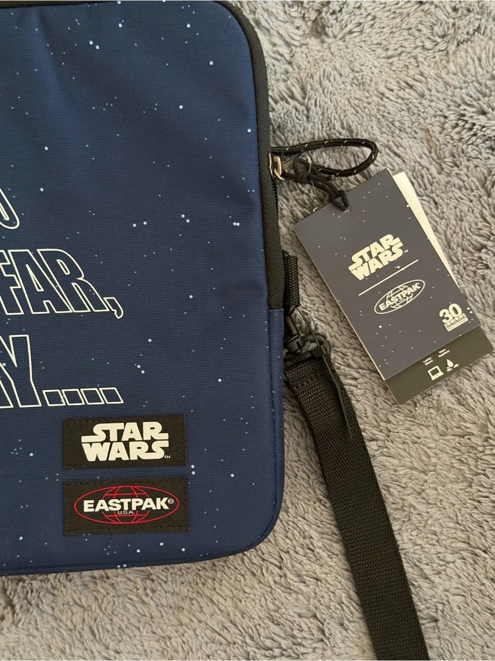 Eastpak x Star Wars Navy 15” Laptop Sleeve - A Long Time Ago Print